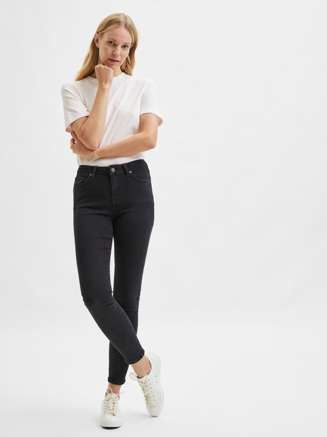 Sophie Jeans - Sort/ Black Denim